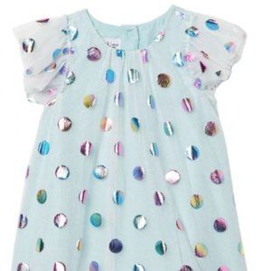 Pippa & Julie Foil Dot Dress